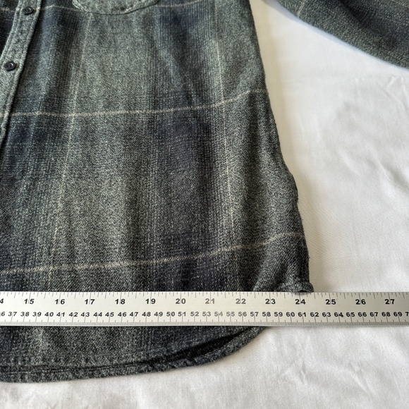 Sullen Craft Collection Mens Flannel Button Up Plaid Shirt Black-Olive XL Pocket - Picture 13 of 14